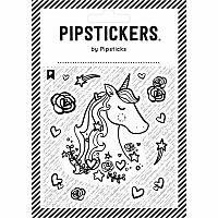 Stickers -  Color-in Unicorn (4x4)
