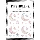 Stickers -  Silver Holographic Moon & Stars (4x4)