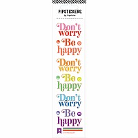 Stickers -  Don't Worry Be Happy (2x8)
