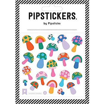 Fuzzy Mushrooms Stickers