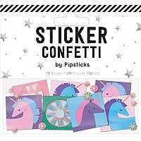 Stickers -  Sparkling Unicorns Sticker Confetti