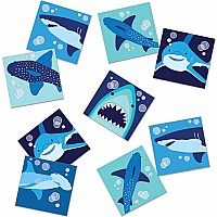 Fin-tastic Sharks Sticker Confetti