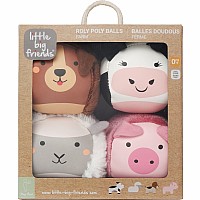 Roly Poly Balls - Farm Set of 4