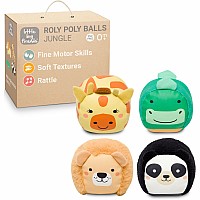 Roly Poly Balls - Jungle Set of 4