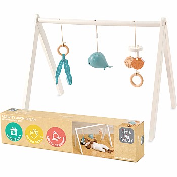 Wooden Activity Arch, Ocean Friends