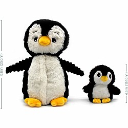 Penguin Mom and Her Baby (Black)