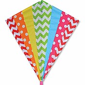 30 in. Diamond Kite - Hip Rainbow