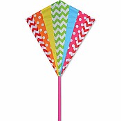 30 in. Diamond Kite - Hip Rainbow