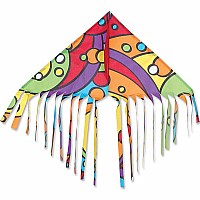 Fringe Delta Kite - Rainbow Orbit (Premier Kites)