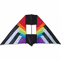 5.5 ft. Box Delta Kite - Rainbow Spectrum