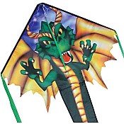 Regular Easy Flyer Kite - Emerald Dragon