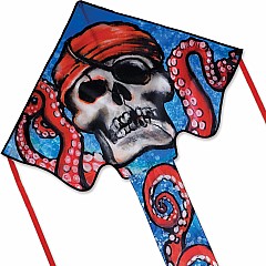 Large Easy Flyer Kite - Pirate Octopus