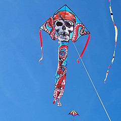 Large Easy Flyer Kite - Pirate Octopus