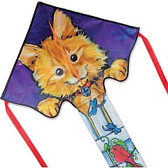 Large Easy Flyer Kite - Kitten on a Fence