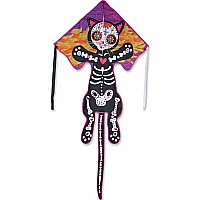 Large Easy Flyer Kite - Day of the Dead Cat
