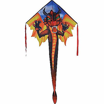 Large Easy Flyer Kite - Red Dragon (Premier Kites)