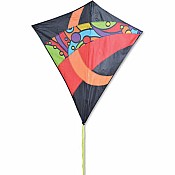 38 in. Travel Diamond Kite - Orbit Tron