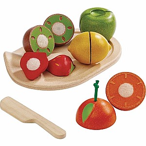 Assorted Wooden Fruits Set