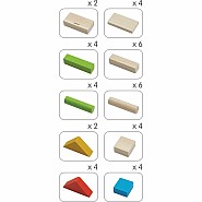 Colorful 40 Unit Blocks