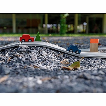 Road and Rail Set Rubber