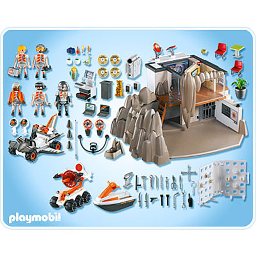 arm kubiek Formulering Playmobil Secret Agent Headquarters with Alarm System - Givens Books and  Little Dickens