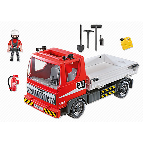 playmobil construction truck