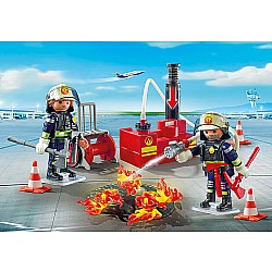 Firefighting Operation with Water Pump