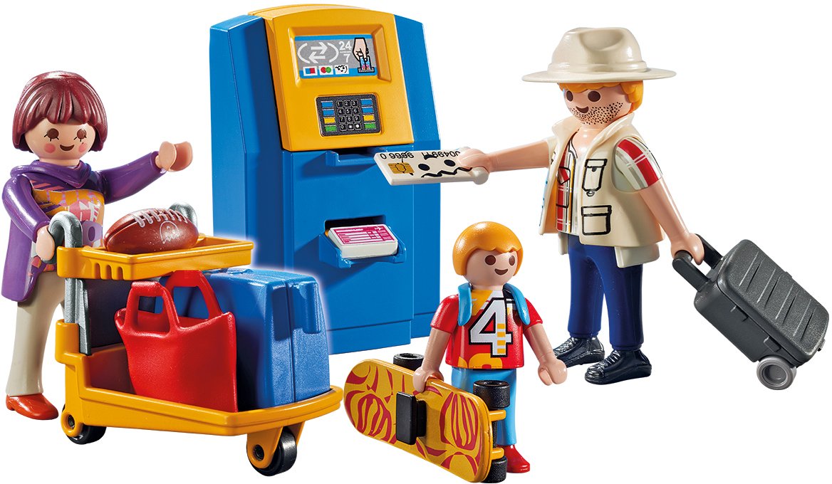 ironi barndom Pub Playmobil - Family at Check-In City Action - Givens Books and Little Dickens