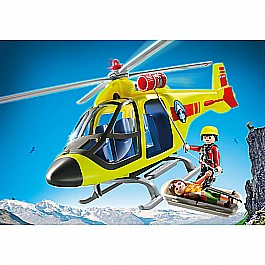 Playmobil Mountain Rescue Helicopter - Givens Books Little Dickens