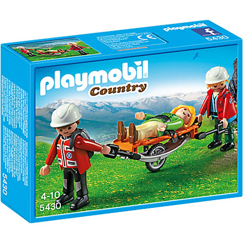 kaste støv i øjnene Medicinsk malpractice sælge Playmobil Mountain Rescuers With Stretcher - Teaching Toys and Books