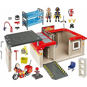 Take Along Fire Station Playmobil