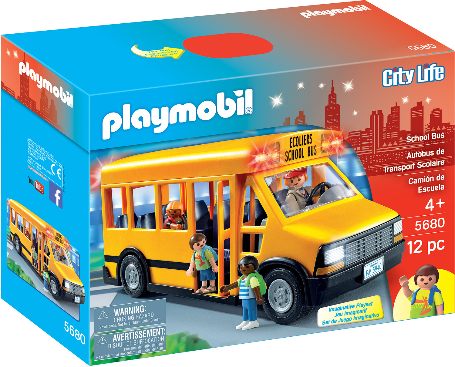 PLAYMOBIL CITY LIFE SCHOOL BUS - Tom's Toys