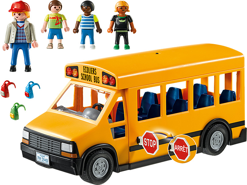  Playmobil School Bus : Toys & Games