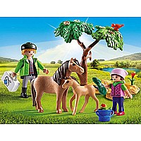 PLAYMOBIL Vet with Pony and Foal Playset