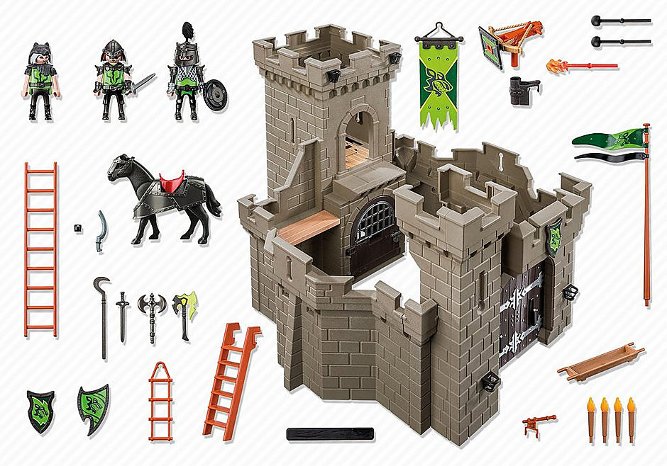 Wolf Knights` Castle - Playmobil Dancing Bear Toys