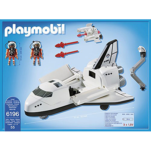 Ledningsevne te Do PLAYMOBIL Space Shuttle Building Kit - Cheeky Monkey Toys