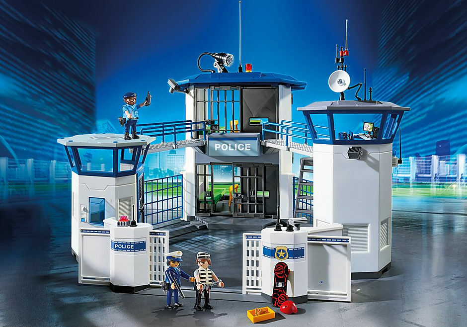 Police Headquarters with Prison - Playmobil - Dancing Bear Toys