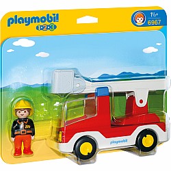 Playmobil - 1.2.3. Ladder Unit Fire Truck