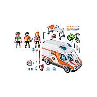 Playmobil Ambulance With Flashing Lights