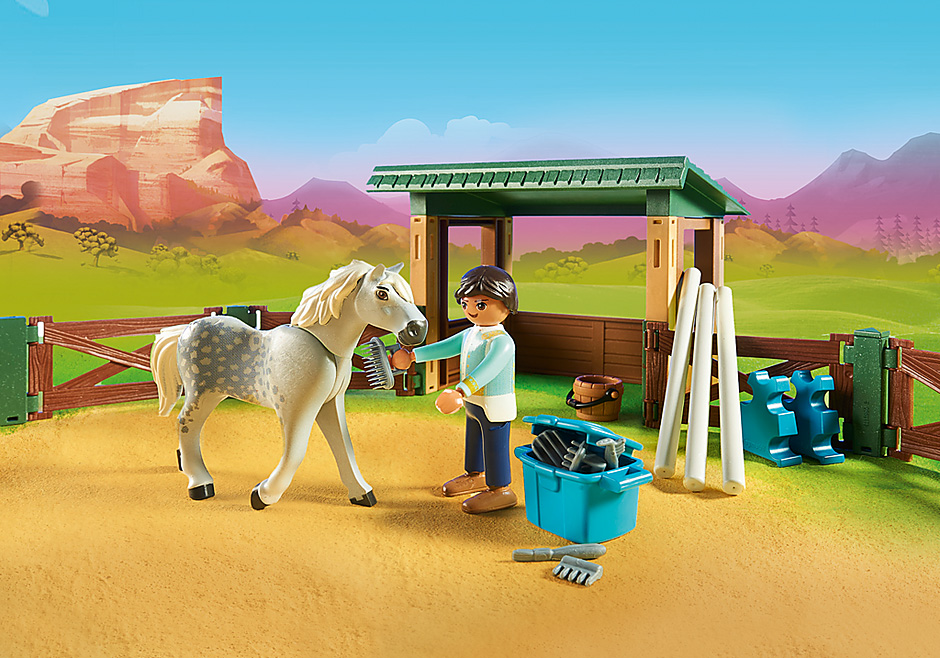 Riding Arena with Lucky & Javier - Kiddlestix Toys