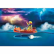 Playmobil Kitesurfer Rescue with Speedboat