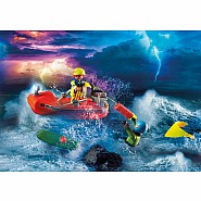 Playmobil Kitesurfer Rescue with Speedboat