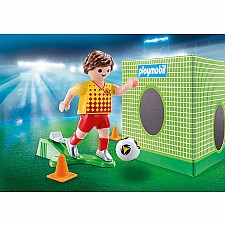 Soccer Player With Goal