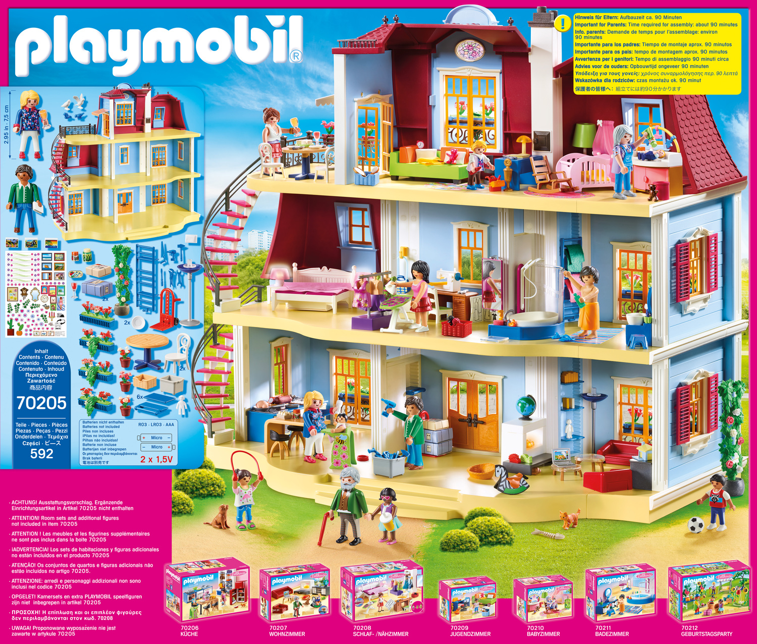 PLAYMOBIL® Dollhouse 70210 Babyzimmer 
