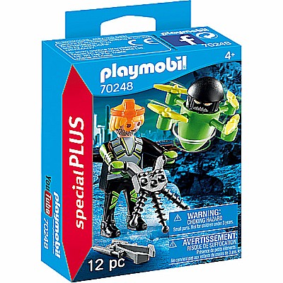 Playmobil 70248 Agent With Drone (Special Plus)