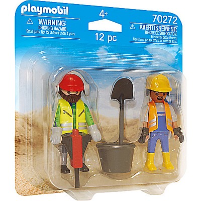 Playmobil 70272 Construction Workers (Duo Pack)