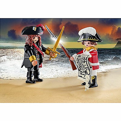 Playmobil 70273 Pirate And Redcoat (Duo Pack)
