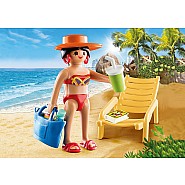 Playmobil Special Plus: Sunbather with Lounge Chair