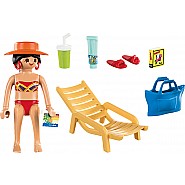 Playmobil Special Plus: Sunbather with Lounge Chair