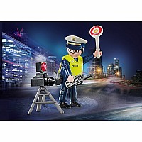 Playmobil Special Plus: Police Officer with Speed Trap